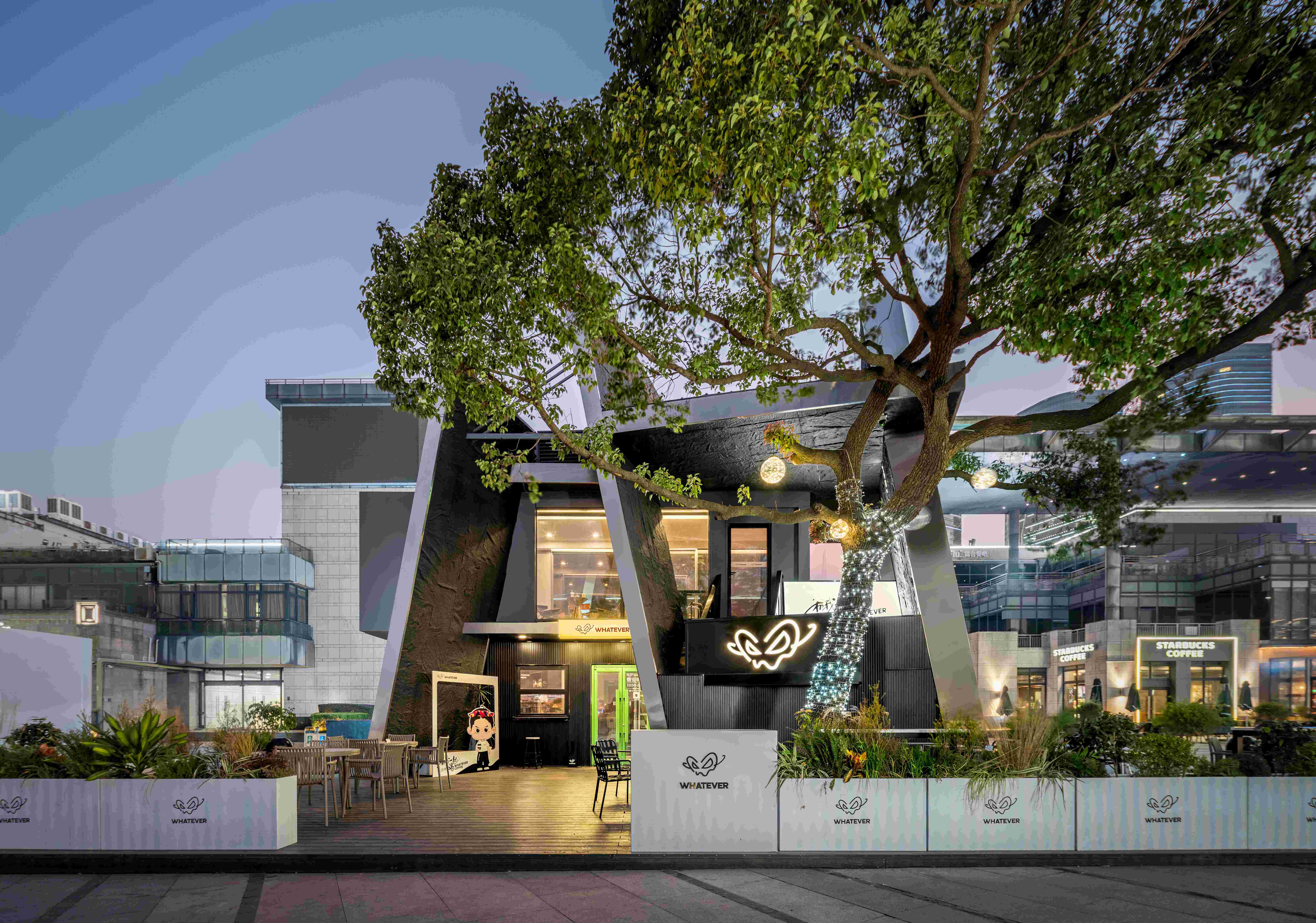 入口正立面夜景，main entrance elevation (night view) ?王尚.jpg