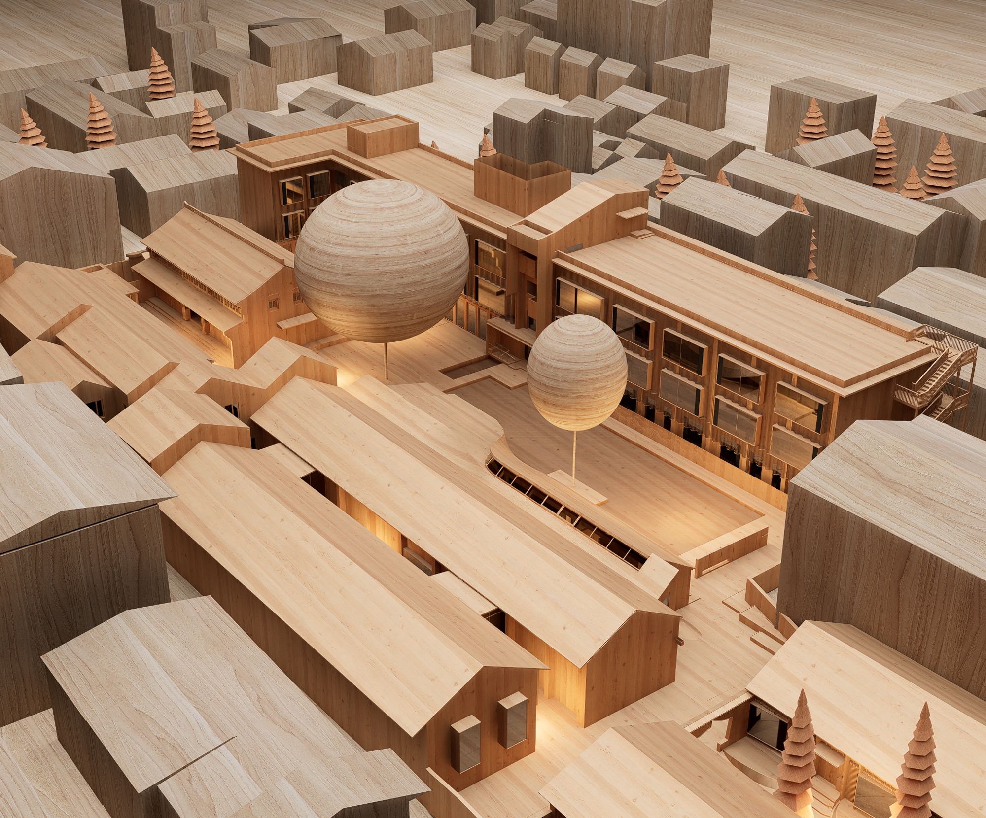 4_ 中央庭院模型 Central Courtyard Model ?零壹城市 LYCS.jpg